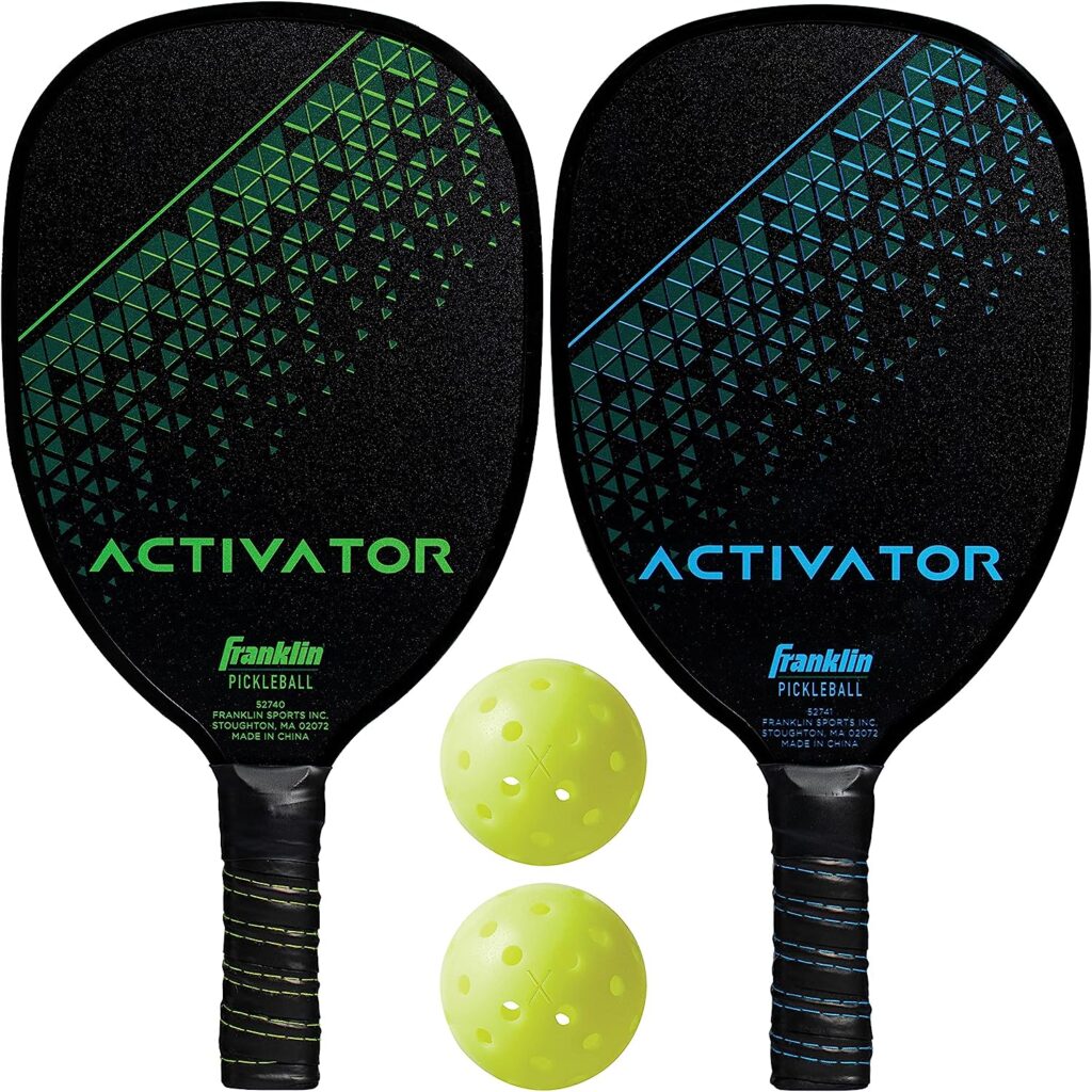 Franklin Wooden Pickleball Paddle and Ball Set